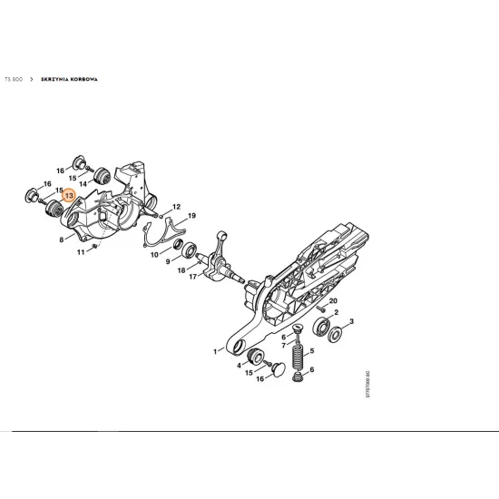 STIHL   Amortyzator pierścieniowy 1122/00 1122 790 9900